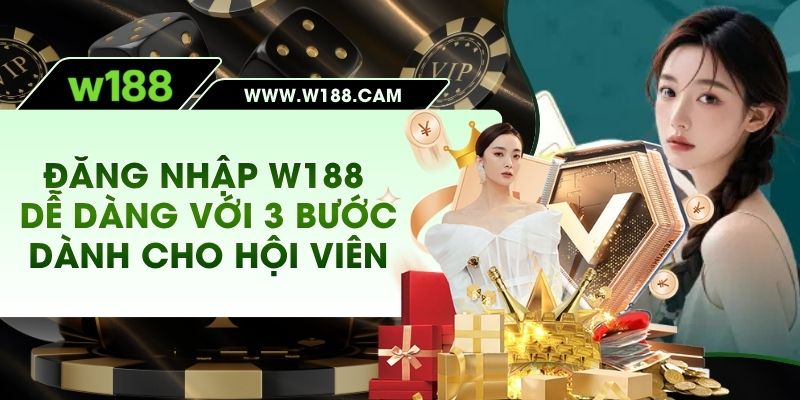 Đăng Nhập W188 Dễ Dàng Với 3 Bước Dành Cho Hội Viên