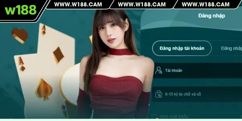 Quy trình đăng nhập W188 cho tân binh mới